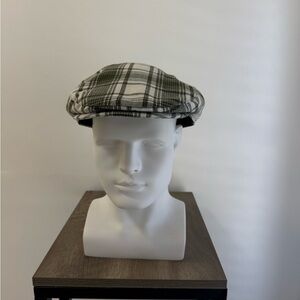 Jos.A.Bank Green Plaid Flat Cap, Size L/XL, 100%Cotton,Great Spring/Summer, NWT